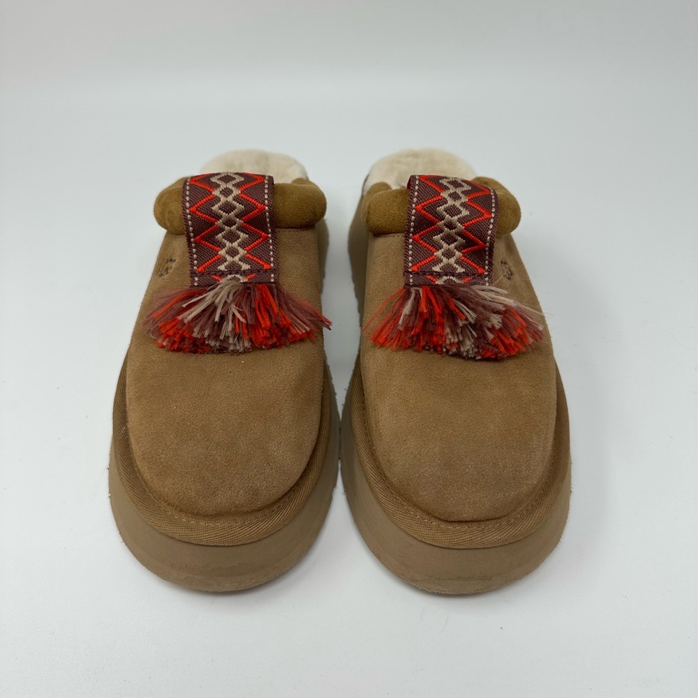 UGG TAZZLE Women's Slippers Suede Chestnut US 10 - Picture 4 of 12